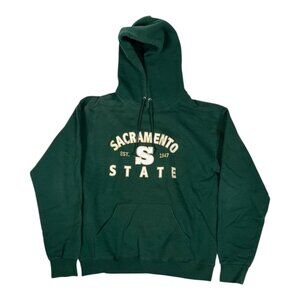 VTG Sacramento State Hornets Hoodie Sweatshirt Pullover Mens Medium NCAA Jerzees